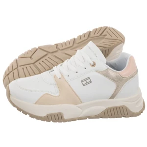 Sneakersy Low Cut Lace-Up Sneaker White/Beige/Pink T3A9-32736-1592A X356 (TH745-a) Tommy Hilfiger
