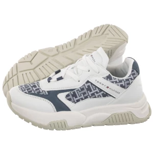 Sneakersy Low Cut Lace-Up Sneaker White/Denim T3A9-32742-1470 X448 (TH743-a) Tommy Hilfiger