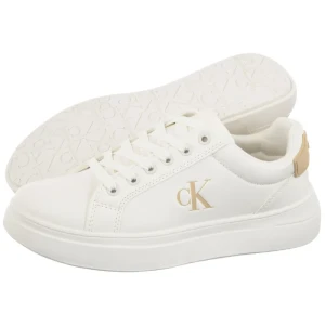 Sneakersy Low Cutt Lace-Up Sneaker Off White/Beige V3X9-83300-1355A472 (CK732-a) Calvin Klein