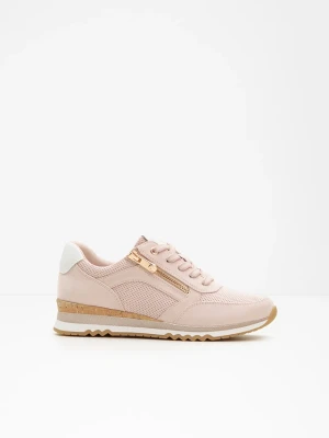 Sneakersy marki Marco Tozzi z zamkiem BonPrix różowy