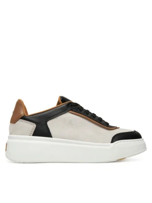 Sneakersy Max Mara Maxi 2524766071650 Écru Beżowy