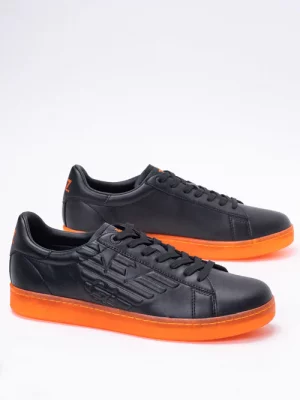 Sneakersy męskie czarne EA7 Emporio Armani X8X001 XK254 M538