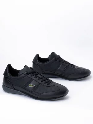 Sneakersy męskie czarne Lacoste Angular 222