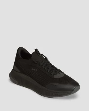 Sneakersy Męskie Hugo Boss Ttnm Evo Slon Knsd Czarne