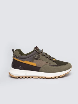 Sneakersy męskie khaki RR174280 303 BIG STAR