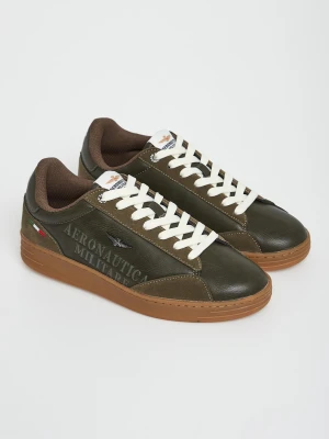 Sneakersy męskie skórzane AERONAUTICA MILITARE