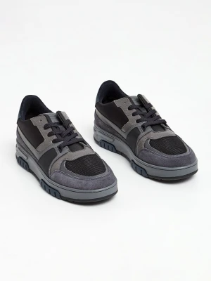 Sneakersy męskie skórzane BALDININI