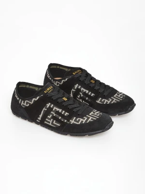 Sneakersy męskie skórzane BALMAIN