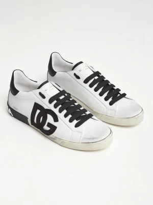 Sneakersy męskie skórzane Portofino Vintage DOLCE & GABBANA