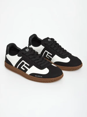 Sneakersy męskie skórzane Swan BALMAIN