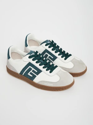 Sneakersy męskie skórzane Swan BALMAIN