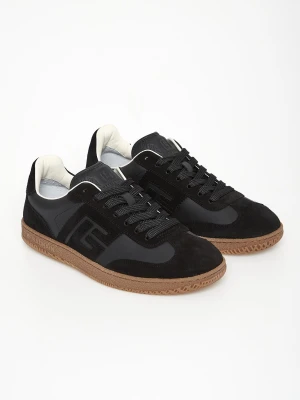 Sneakersy męskie skórzane Swan BALMAIN