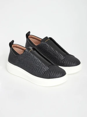 Sneakersy męskie skórzane Wembley Slip-On ALEXANDER SMITH