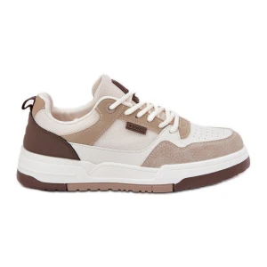 Sneakersy męskie sportowe Big Star RR174604 beżowe beżowy