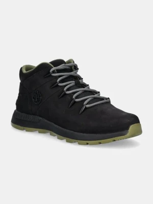 Sneakersy męskie Timberland Sprint Trekker MID LACE UP SNEAKER BLACK NUBUCK