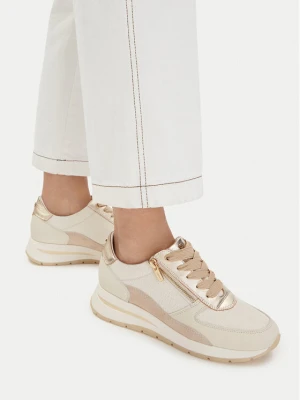 Sneakersy MEXX EO-25F589-1 Écru Kremowy