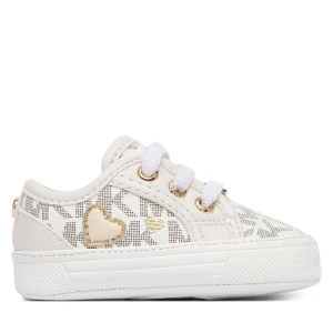 Sneakersy MICHAEL Michael Kors Baby Brittania Hearts MK04984256 Biały