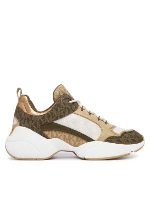 Sneakersy MICHAEL Michael Kors Bowie 43T6BWFS2B Brązowy