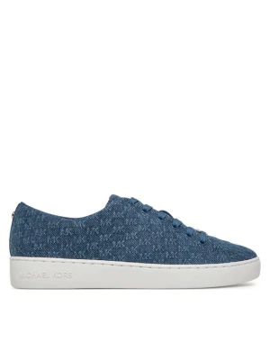 Sneakersy MICHAEL Michael Kors Keaton Lace Up 43S5KTFS1D Niebieski