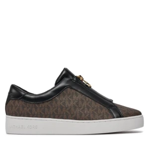Sneakersy MICHAEL Michael Kors Keaton Zip Slip On 43R4KTFP2B Brązowy