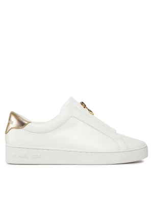 Sneakersy MICHAEL Michael Kors Keaton Zip Slip On 43R4KTFP2L Biały