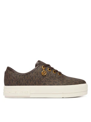 Sneakersy MICHAEL Michael Kors Lindsey 43T6LDFS1B Brązowy