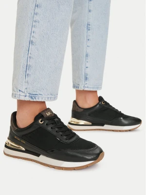 Sneakersy MICHAEL Michael Kors Nova Trainer 43R5NOFS1L Czarny