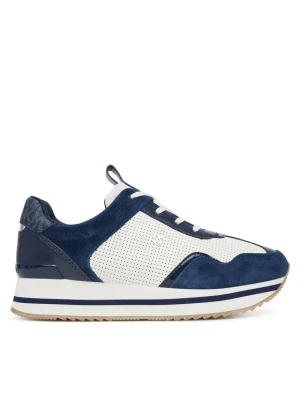 Sneakersy MICHAEL Michael Kors Raina 43R6RNFS1L Granatowy