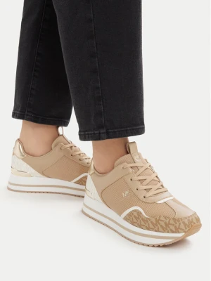 Sneakersy MICHAEL Michael Kors Raina 43T6RNFS1D Beżowy