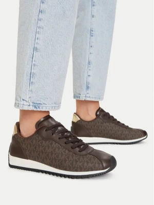 Sneakersy MICHAEL Michael Kors Rhodes 43T5RHFS3L Brązowy