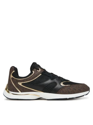Sneakersy MICHAEL Michael Kors Riley 43S5RLFS2B Brązowy
