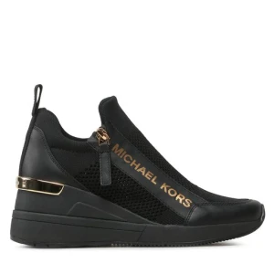 Sneakersy MICHAEL Michael Kors Willis Wedge Trainer 43F3WIFS1D Czarny