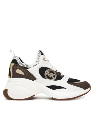 Sneakersy MICHAEL Michael Kors Zuma 43T5ZUFS1B Brązowy
