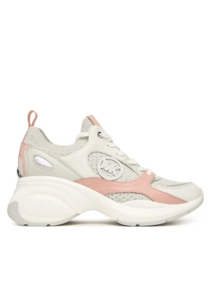 Sneakersy MICHAEL Michael Kors Zuma Knit Trainer 43S6ZUFS1D Różowy