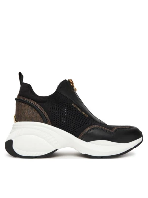 Sneakersy MICHAEL Michael Kors Zuma Mixed-Media Trainer 43F5ZUFP1L Czarny