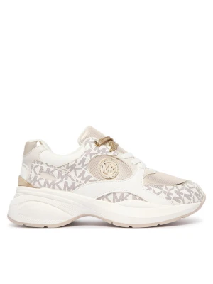 Sneakersy MICHAEL Michael Kors Zuma MK02656258 Kremowy