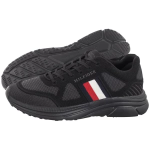 Sneakersy Modern Runner Knit Evo Ess Black FM0FM05245 BDS (TH1121-a) Tommy Hilfiger