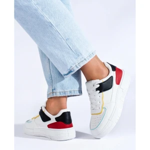 Sneakersy Na Platformie białe Inna marka