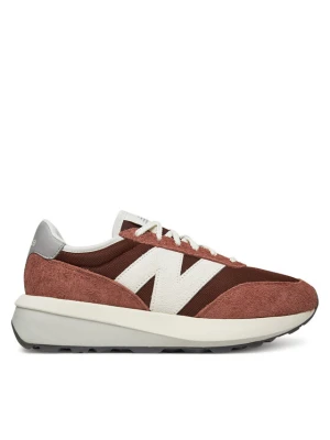 Sneakersy New Balance U370AI Brązowy Bordowy