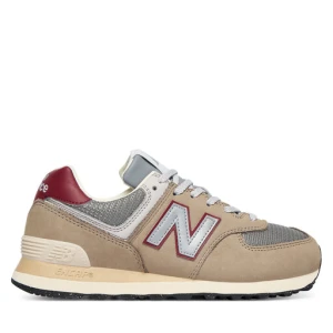 Sneakersy New Balance U574SKB W Brązowy