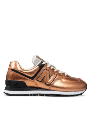 Sneakersy New Balance WL574PX2 Miedziany
