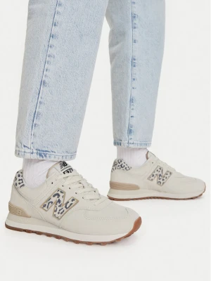 Sneakersy New Balance WL574XD2 Écru Kremowy