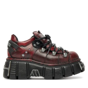 Sneakersy NEW ROCK M-120N-C67 Bordowy