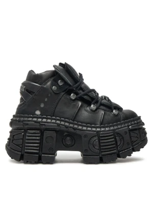 Sneakersy NEW ROCK M-WALL106-S12 Czarny