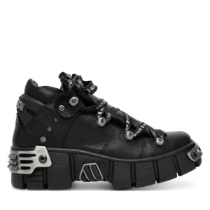 Sneakersy NEW ROCK M-WALL106NSHLACE-C2 Czarny