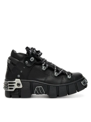 Sneakersy NEW ROCK M-WALL106NSHLACE-C2 Czarny