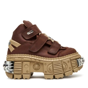 Sneakersy NEW ROCK M-WALL285-C16 Brązowy