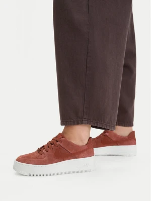 Sneakersy Nike Af1 Sage Low AR5339 204 Czerwony ciemny