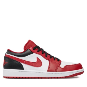 Sneakersy Nike Air Jordan 1 Low 553558 163 Czerwony