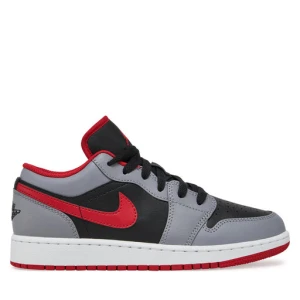 Sneakersy Nike Air Jordan 1 Low (GS) 553560 060 Czarny